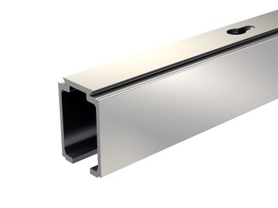 Rail en aluminium anodisé