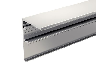 Rail aluminium anodisé - 6 m