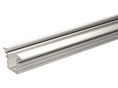 Rail en aluminium anodisé - 6 m