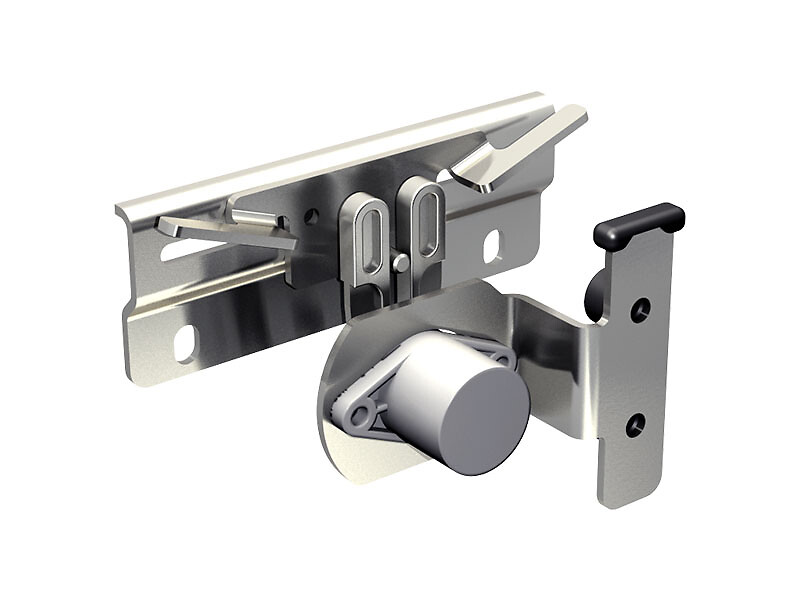 Serie SOFTCLOSE selbstschließendes Schiebetürsystem, Schließverzögerung (Timer), 1 Tür bis 80 kg,  geeignet für Innenbereich