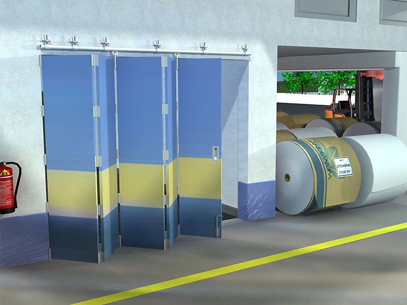 HERCULE® 9500 – Système coulissant pour portes pliantes à panneaux égaux