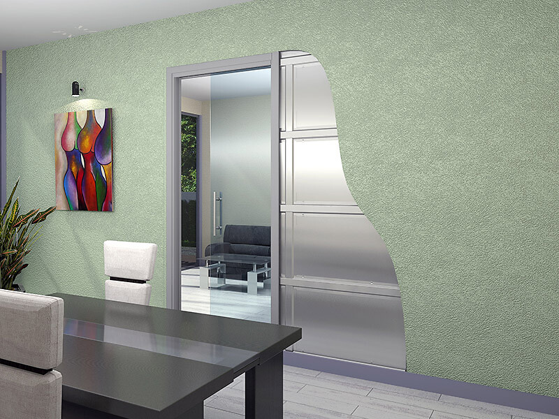 SAF®-INSIDE GLASS – Système entre cloisons pour portes en verre