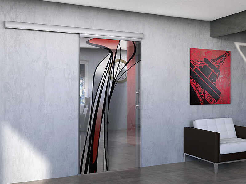 SAF®-GLASS PINCE 80 – Système coulissant droit pour portes en verre
