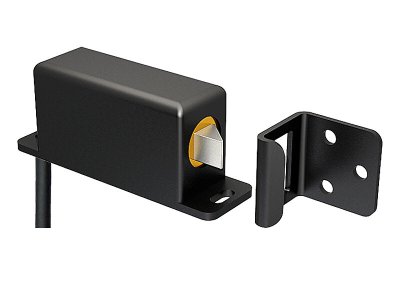 Fermeture électromécanique pour volet battant - câble vertical - pêne à gauche