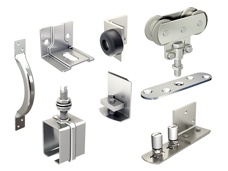 Garniture pour une porte de 80 kg