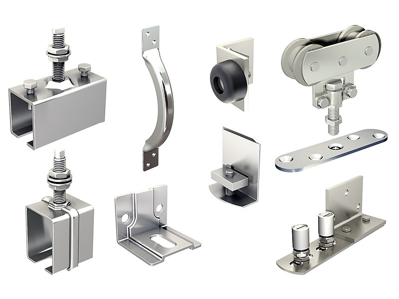 Garniture pour une porte de 80 kg