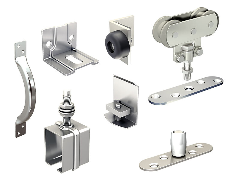Garniture pour une porte de 80 kg