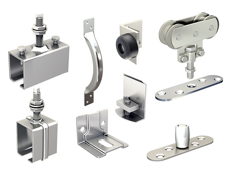 Garniture pour une porte de 80 kg