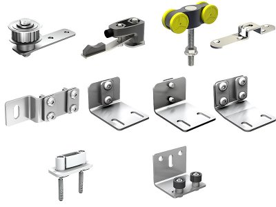 Garniture pour 3 portes de 80 Kg