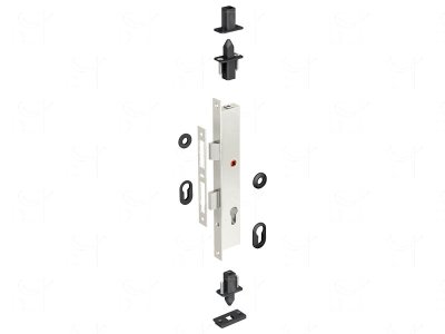 Satz Dreipunktschloss mit Schlüssel