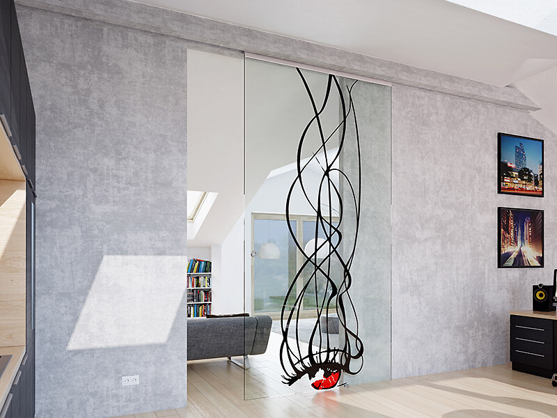 STARAL® GLASS 150 – Système coulissant droit pour portes en verre