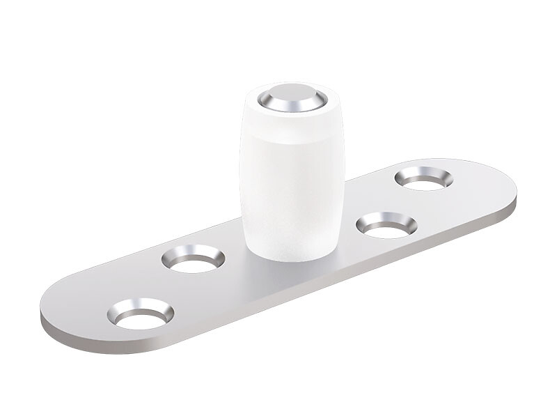 Serie HERCULE 9010 Schiebetorsystem, Anschraubplatte, 1 Tor bis 90 kg, geeignet für Schiebetore