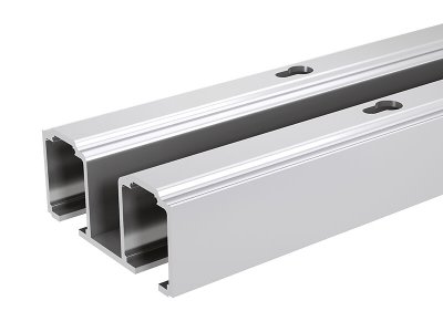 Podwójny szynowy aluminiowy tor