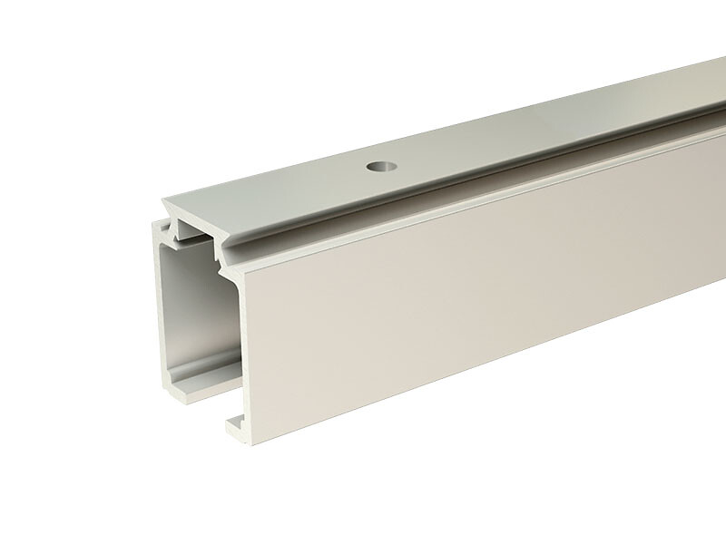 Anodised aluminium rail - 3 m