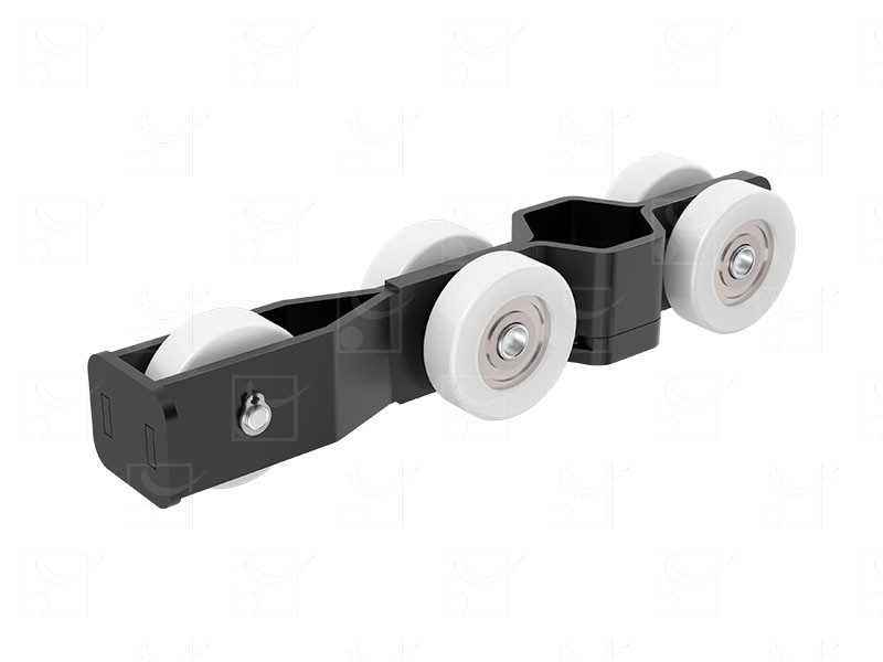 Rollapparat mit Edelstahlrahmen Rollapparat mit Edelstahlrahmen