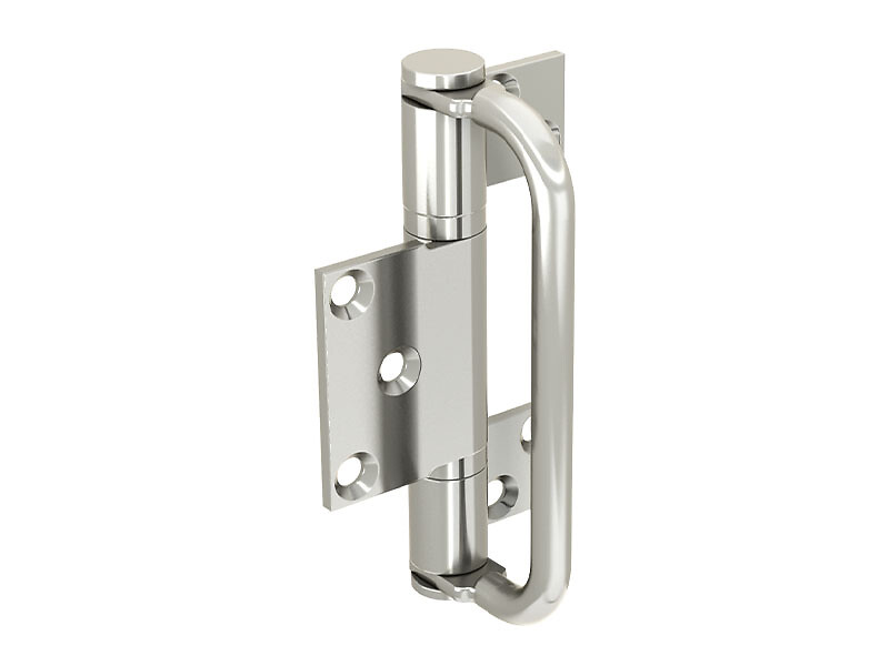 Charnière déportée en inox A2