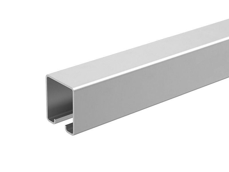 Stalen rail met een doorsnede van 62 x 55 mm, lengte 5 m