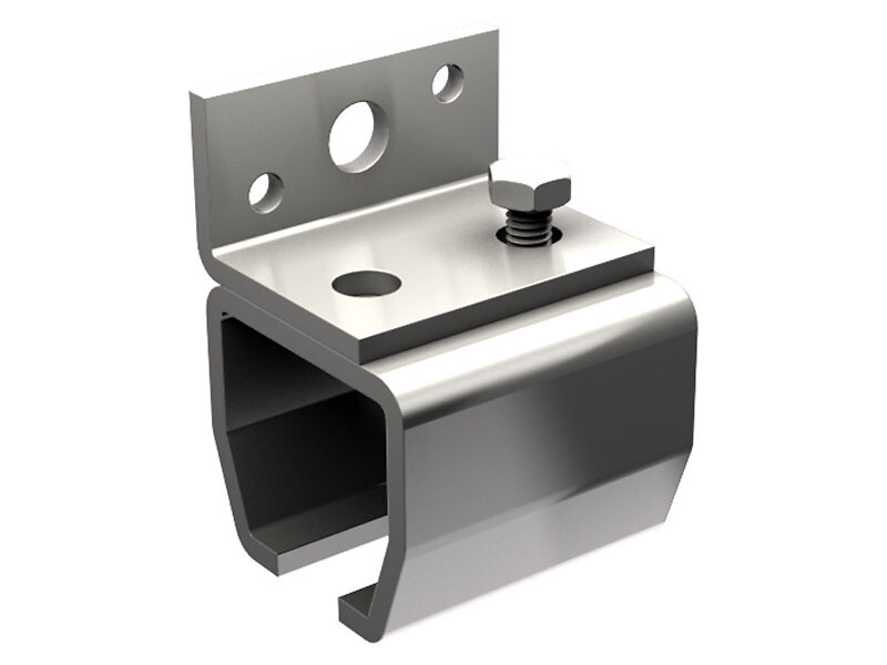 Serie HERCULE 9040X Schiebetorsystem, Wandmuffe aus Edelstahl, 1 Tor bis 400 kg, geeignet für Schiebetore