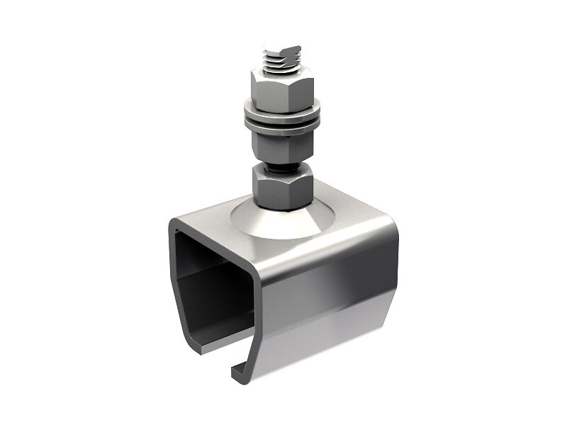 Support enveloppant en inox