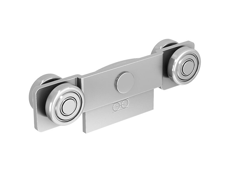 Serie HERCULE 9010 Schiebetorsystem, Rollapparat mit Stahlrollen, 1 Tor bis 60 kg, geeignet für Schiebetore