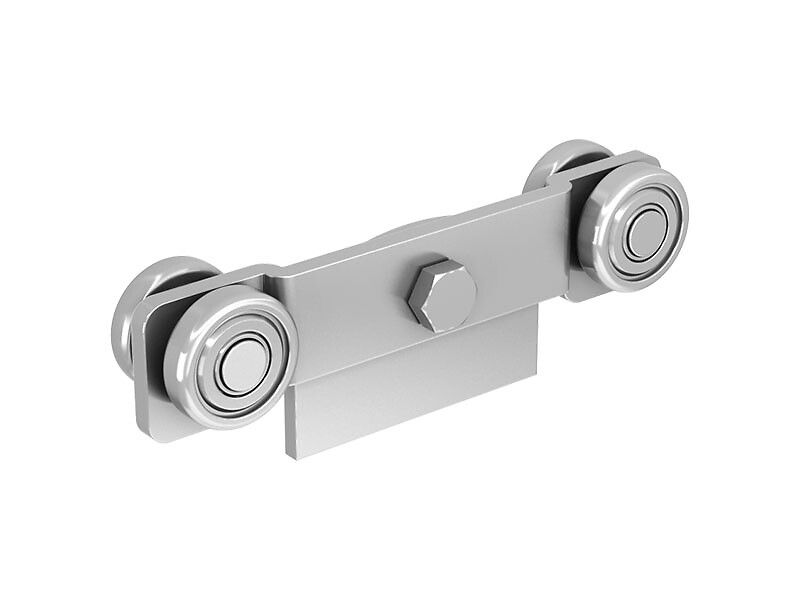 Serie HERCULE 9030 Schiebetorsystem, Rollapparat mit Stahlrollen, 1 Tor bis 140 kg, geeignet für Schiebetore