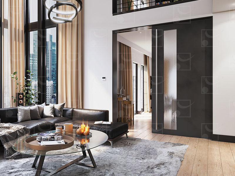 SAF-200 – Système coulissant haut de gamme SAF avec amortisseur pour portes jusqu&rsquo;à 200 kg