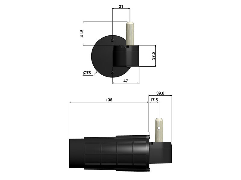 Wired motor pack Wired motor pack