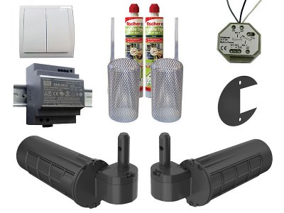 Wired motor pack