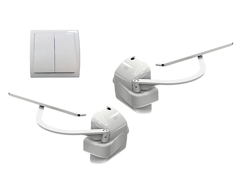 Motorisation filaire WIBAT® applique gauche et droite