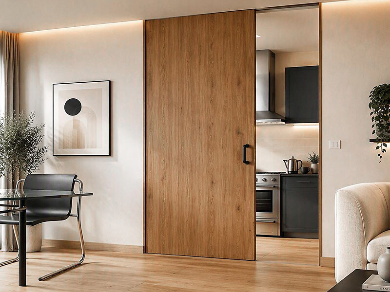 MA - Système coulissant droit pour portes en bois