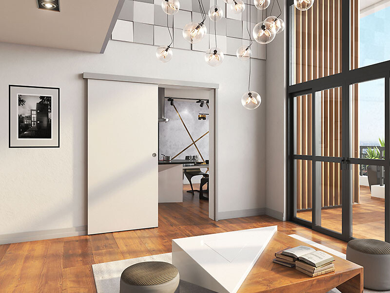 SAF®-WOOD - Système coulissant droit pour portes en bois