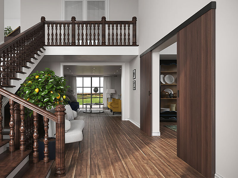 SAF® - Système coulissant droit pour portes en bois