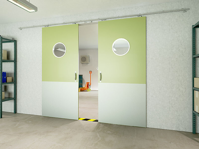 SUPERCADETTE - Système coulissant droit pour portes en bois