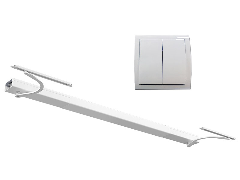 Motorisation filaire WIBAT® linteau - baie de 800 à 1300 mm - blanc