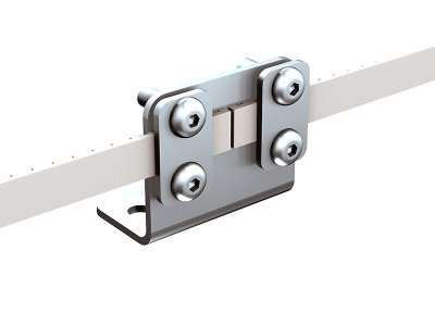 Corner bracket for toothed drive belt junction
